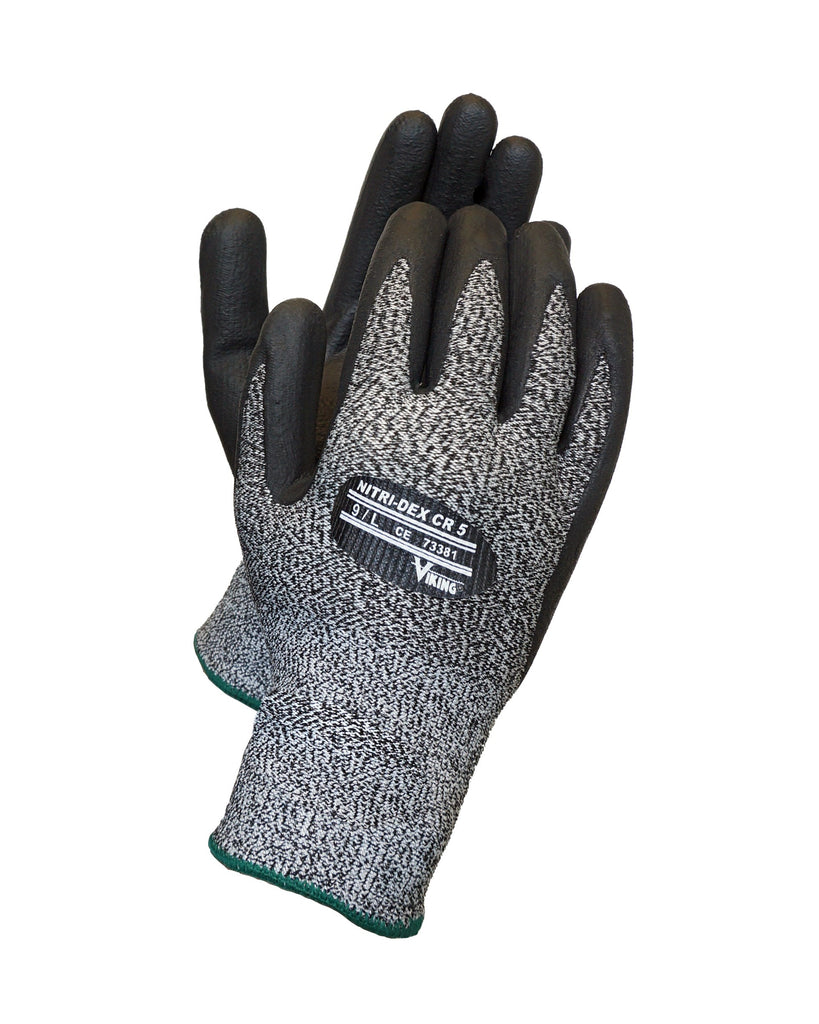 Gants enduits de paume NBR avec résistance aux coupures Viking® 73381