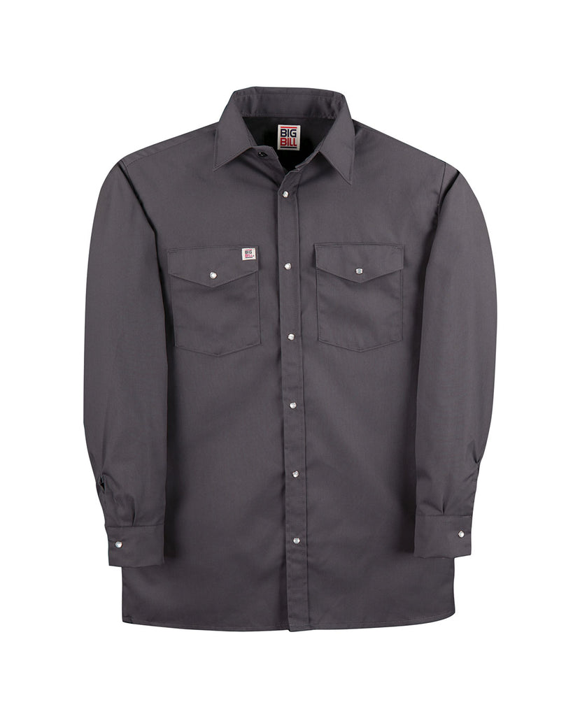 Chemise à manches longues avec boutons pression Big Bill 247