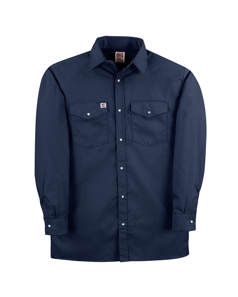 Chemise à manches longues avec boutons pression Big Bill 247