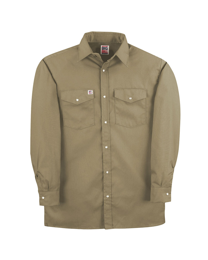 Chemise à manches longues avec boutons pression Big Bill 247