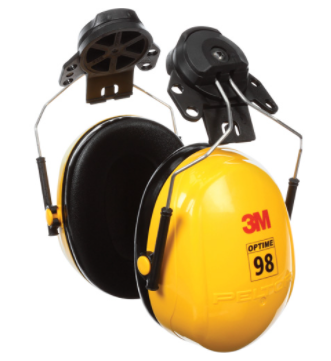 Serres-têtes de série PeltorMC OptimeMC 98, Fixation pour casque, 23 NRR dB H9P3E