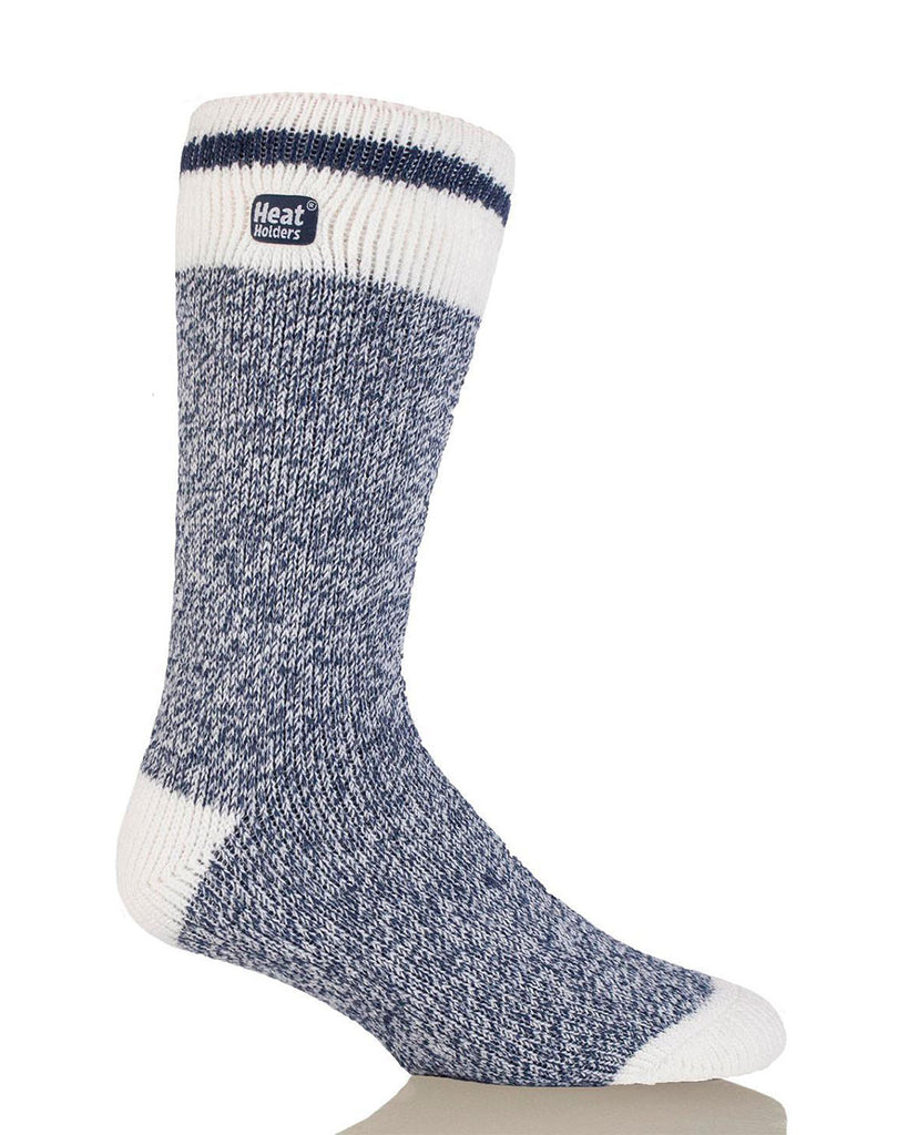 Bas couleur crème et bleu d'un confort inégalé Heat Holders