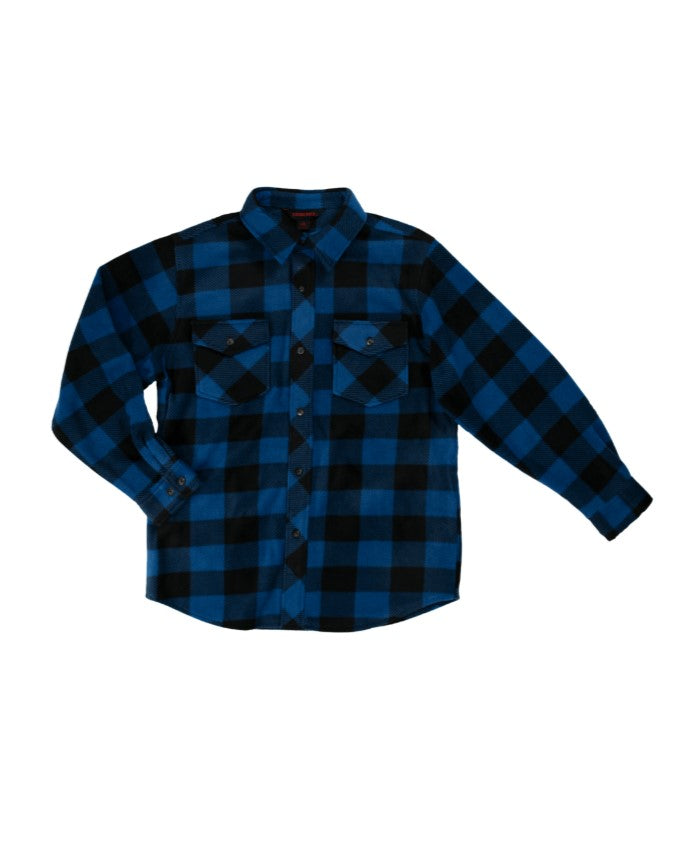 Chemise à carreaux en molleton I96411 et I96421