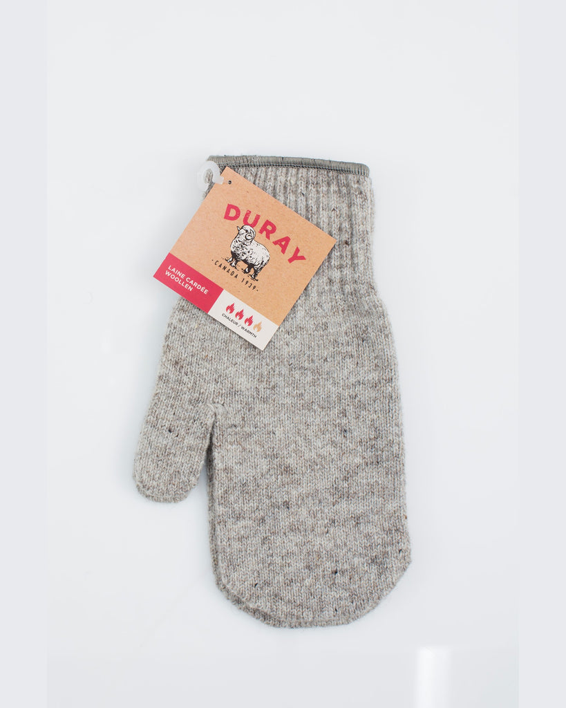 Mitaine en laine grise 2025