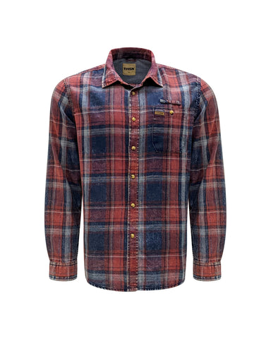 Chemise à carreaux en flanelle TK-2241