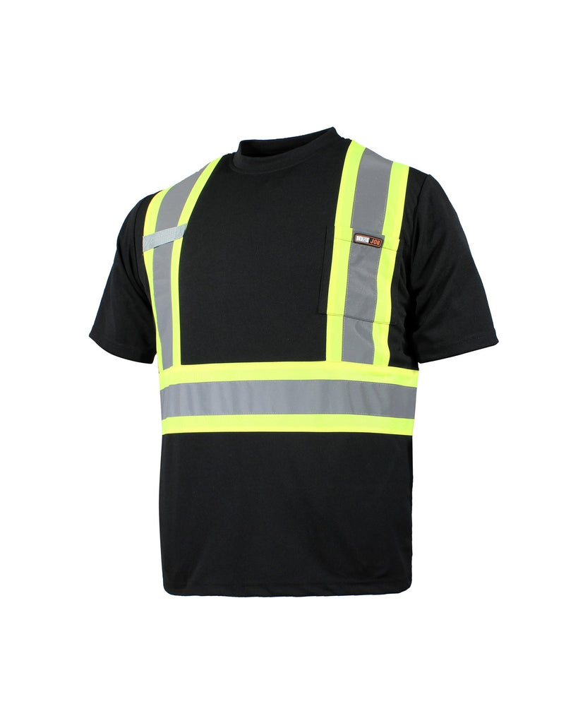 T-shirt manches courtes 10/4 JOB Quick Dry bande réfléch. 25-400MN